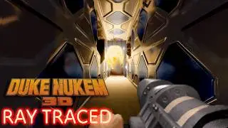 DUKE NUKEM 3D: Ray Traced 0.5.0 - Lunar Apocalypse full playthrough longplay 4K - All secrets