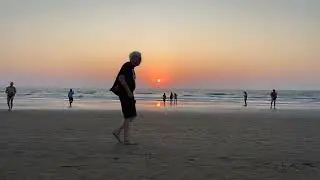 GOA sunset view from Arambol beach