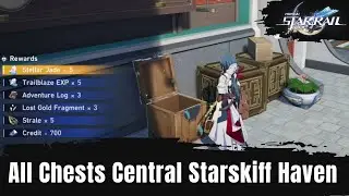 All Treasure Chests Central Starskiff Haven Honkai Star Rail