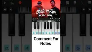 Mc Stan | Haath Varthi | Piano Tutorial