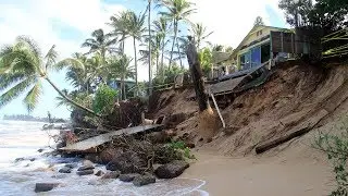 Failure to protect beaches under slowly rising sea level