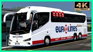 Irizar I8 İntegral - Eurolines Business Class | Euro Truck Simulator 2 Gameplay 