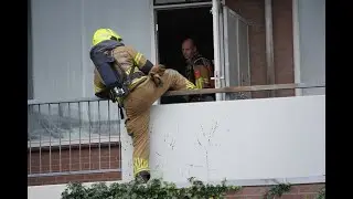 Brand Gebouw Middel Brand Calandhof Tilburg