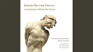 Troisi&egrave;me lamentation du Jeudi saint: III. Aedificavit in gyro meo