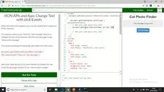 freecodecamp-JSON APIs and Ajax Change Text with click Events-solution