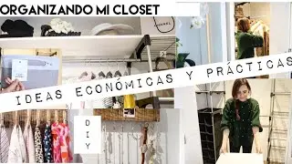 IDEAS para organizar el CLOSET. Económicas y practicas + DIY