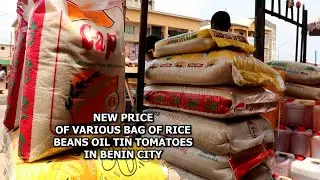 New price of various bag of rice beans and other food items in benin city