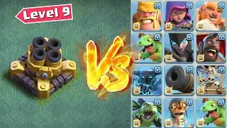 *Max* Multi Mortar vs All Max Troops - Clash of Clans