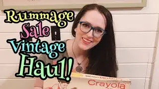 Church Rummage Sale Haul | Vintage Jewelry, Home Decor, Ephemera, Vintage Books