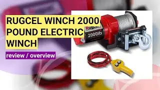 RUGCEL WINCH 2000 lb Electric Winch Review: Powerful Performance for ATVs & More!