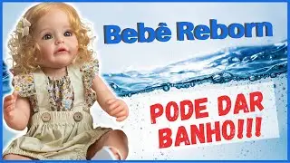Bebê Reborn Realista inteiro em silicone. Pode dar banho! Veja os detalhes! Kit Sue Sue.