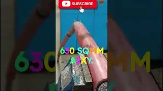 630 SQMM A2XY power cable.#youtube #learning #construction #powercable #condutor