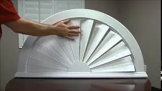The Sunburst Shutters Polywood Sunburst