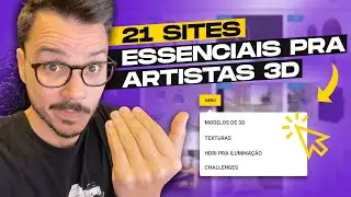 21 SITES PARA ARTISTAS 3D - LISTA DOS MELHORES SITES PRA QUEM TRABALHA COM 3D