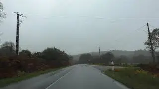 Driving On The D3, D302 & D769 From 22110 Glomel To 56320 Le Faou&euml;t, Brittany, France