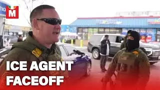 Video Captures ICE Agent Confronted in Minneapolis Standoff
