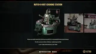 Fallout 76 B.O.B. Cooking Station First Look Review - Butch-O-Bot Cooking Station Review