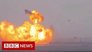 SpaceX's Starship rocket explodes - BBC News