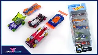 Hot Wheels Race Cars Showcase - Unboxing X-Raycers Models - Vega Cars