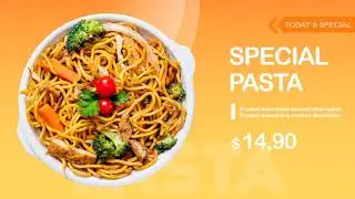 Digital Menu for Restaurants &ndash; PowerPoint Animated Template