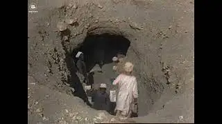 Rare footage of Egyptian workers working on archaeological dig in 1920s A.I. Enhanced & Colorized