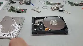 Data Recovery on WD External Drive with Mechanical Failure - 4 Disks HDD
