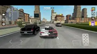 Overtaking old mercedes in extreme car racing 
