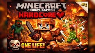 I Died in Hardcore to a Creeper&hellip; Then THIS Happened 😱 (Minecraft PE)
