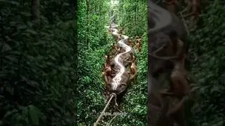 anaconda going to drink water in river.🤣😂this videos is just for entertainment