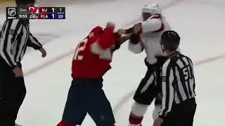 Brendan Dillon vs Jonah Gadjovich Fight - 11/12/2024