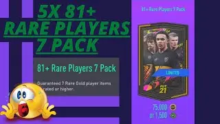 5x 81+ Rare Players 7 Pack fifa 21 are they worth it?