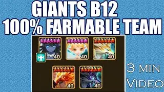 САМАЯ ПРОСТАЯ F2P КОМАНДА GB12 Все юниты, пригодные для выращивания | 3-минутное руководство для новичков