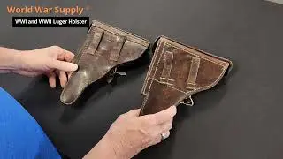 Comparing the WWI and the WWII Luger P08 Holsters