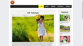 Build a Responsive Grid CSS Website Layout From Scratch  | Simple Landing Page Only HTML & CSS