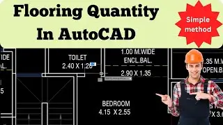 Learn how to calculate flooring tile quantity in AutoCAD