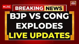 LIVE: BJP Protests Against Congress' Shirtless Protest at AI Impact Summit | India Today LIVE