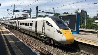 2X Class 800 units arriving & departing Maidenhead