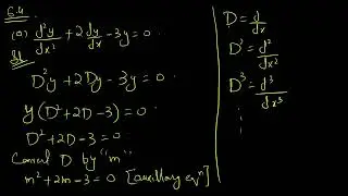 Mastering Higher-Order Differential Equations | Complementary Function & Particular Integral Explain