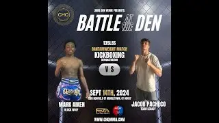 Mark Aiken VS Pacheco (Kickboxing Match) | Battle at the Den