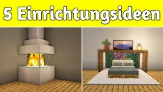 5 coole Einrichtungsideen f&uuml;r dein Haus | Minecraft Tutorial