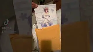 Miku Nakano illustration board of Quintessential Quintuplets. 五等分の花嫁. 中野 三玖.