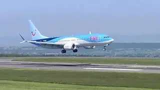 TUI 737-MAX 8 Landing At BRS ( BRISTOL ) Sunny Morning