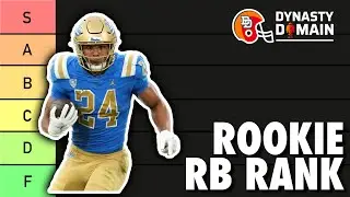 UPDATED ROOKIE RB RANKINGS AND TIERS (Dynasty Fantasy Football 2023)