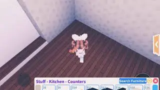 This is a easy and small kitchen in roblox/adopt me🧸🤍