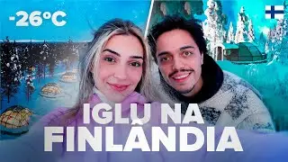 A gente DORMIU em um IGLU de vidro no C&iacute;rculo Polar &Aacute;rtico