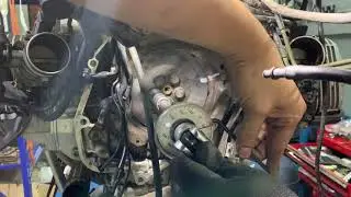 BMW R1150GS Rear main seal replacement and Clutch service