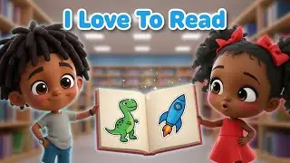 I Love To Read!📚 Fun Learning Song for Kids | Reading with Cece & Caleb