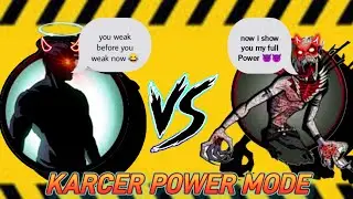 Shadow Fight 2|| Karcer Power Mode Gameplay Clan Raid||