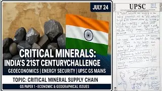 Critical Minerals Upsc | Growth Challenges