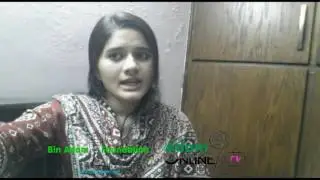 A Message in english by Alina Binadam Foundation